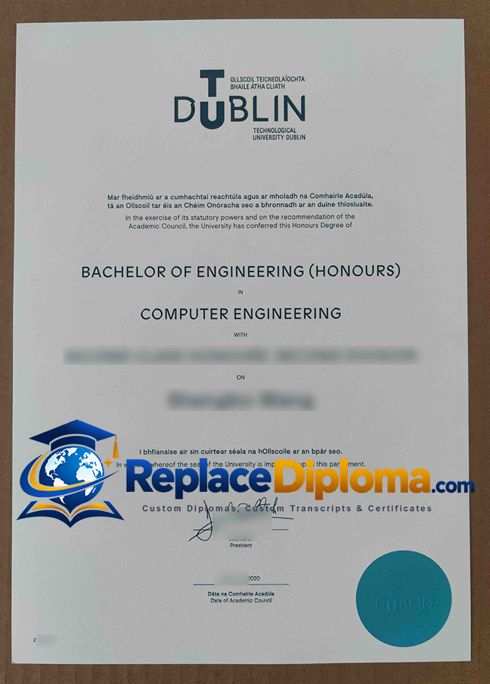 Technological University Dublin diploma