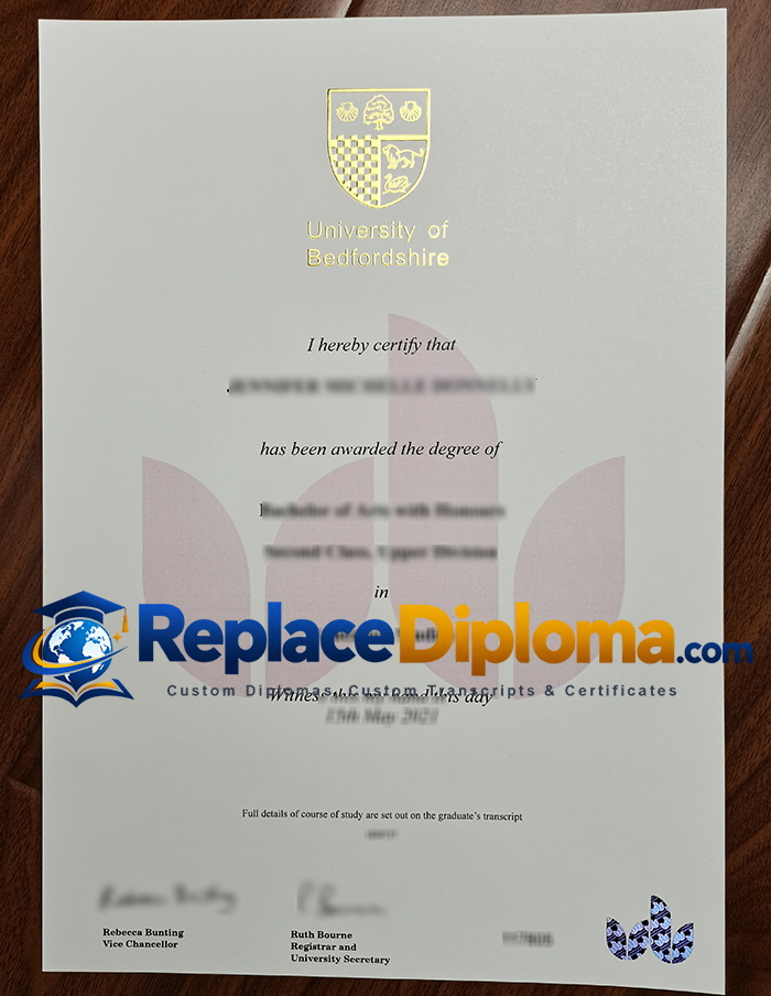 University of Bedfordshire Diploma