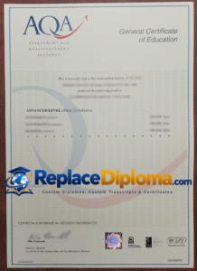 AQA GCE Certificate