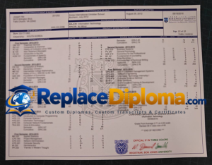 Bob Jones University Transcript