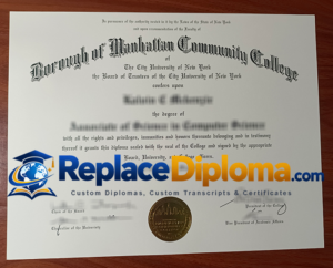 Borough of Manhattan Community College Diploma