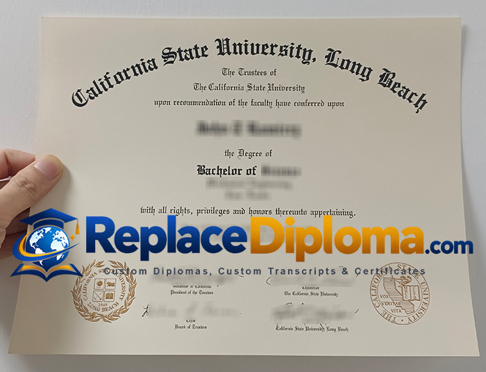 California State University, Long Beach diploma
