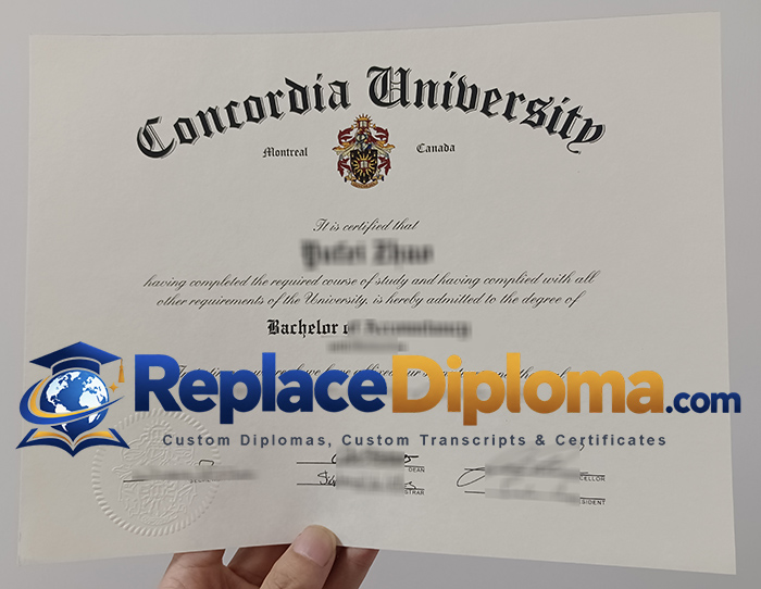 Concordia University Diploma