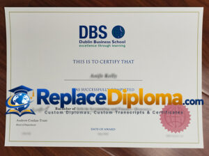 A Closer Look at This DBS diploma Certificate Dublin Business School diploma