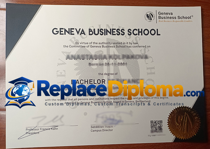 Geneva Business School Degree