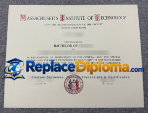 Massachusetts Institute of Technology diploma