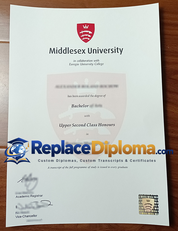 Middlesex University degree