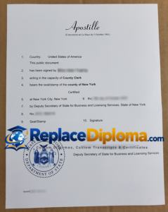 New York Apostille