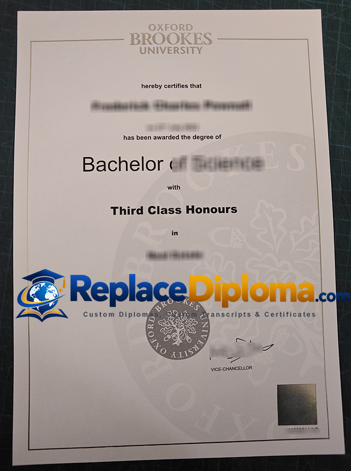 Oxford Brookes University degree