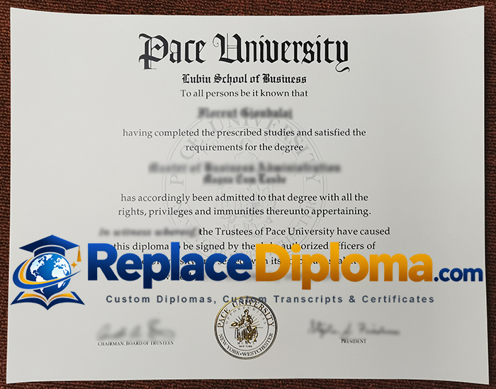 Pace University Diploma