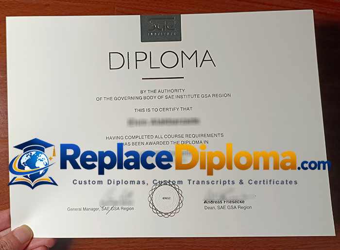SAE Institute Diploma
