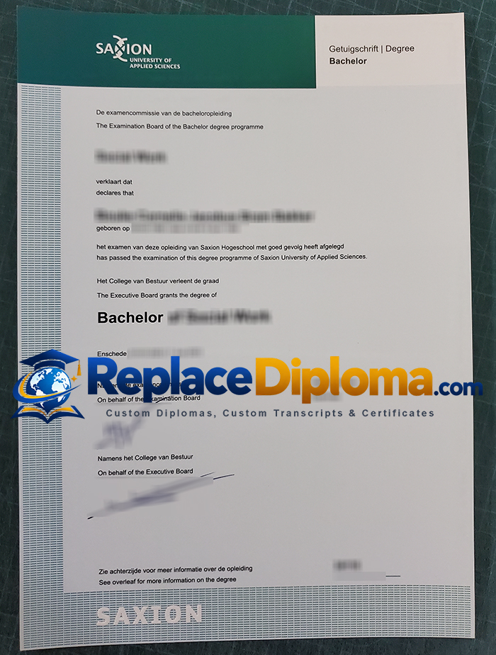 Saxion University of Applied Sciences Degree