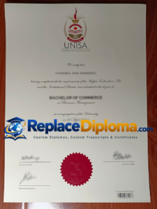 University of South Africa Bachelor of Commerce Sample University of South Africa Bachelor of Commerce Sample