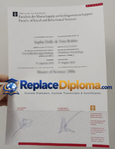 University of Amsterdam Master’s Degree Certificate Sample University of Amsterdam degree