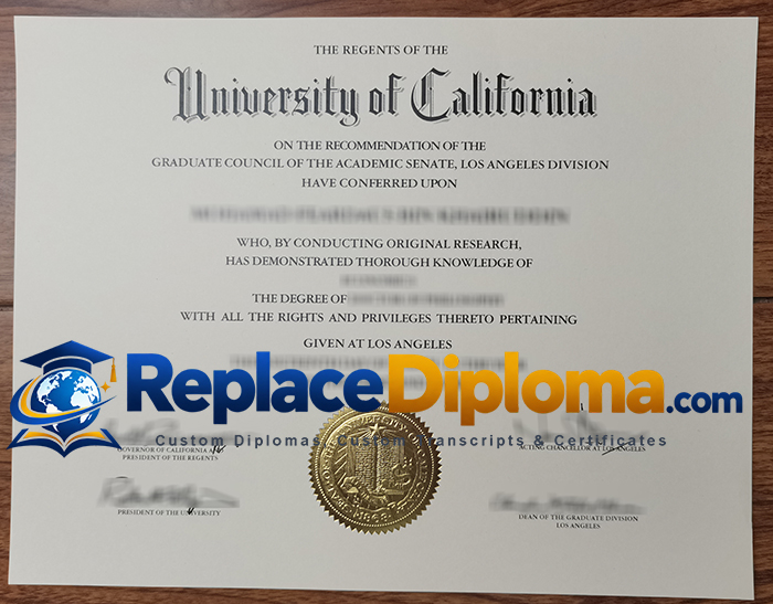 University of California diploma