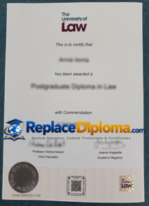 University of Law diploma