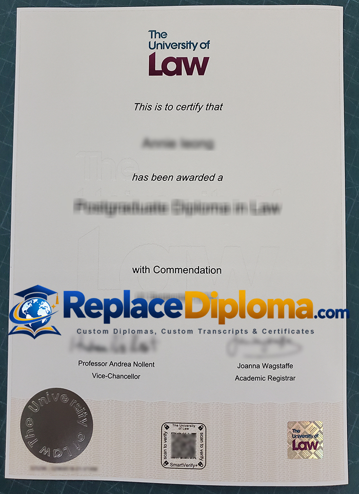 University of Law diploma