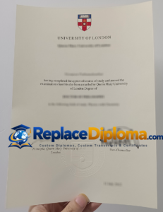 University of London Diploma Sample University of London diploma