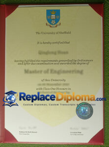 University of Sheffield Diploma