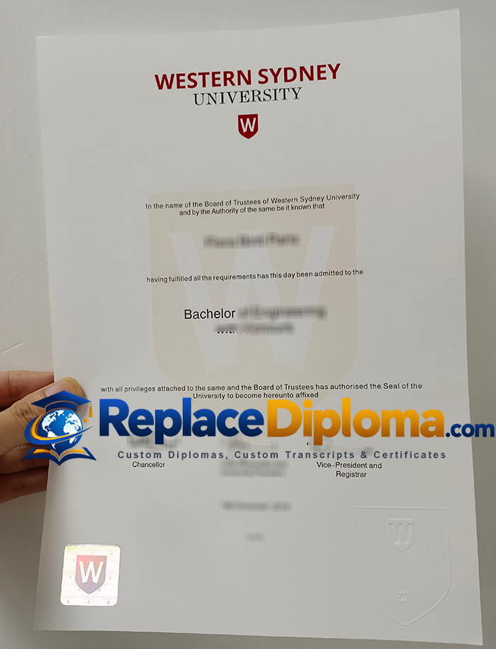Western Sydney University degree